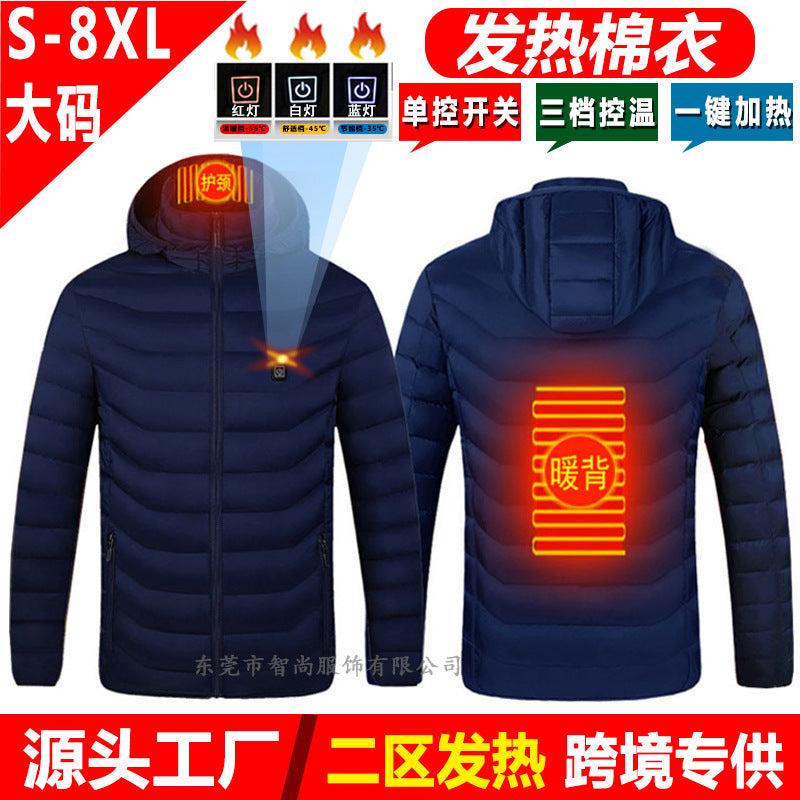Smart Heated USB Jacket with Graphene for Winter