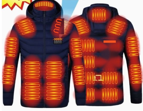Men's District 21 Smart Heated Cotton-Padded Jacket