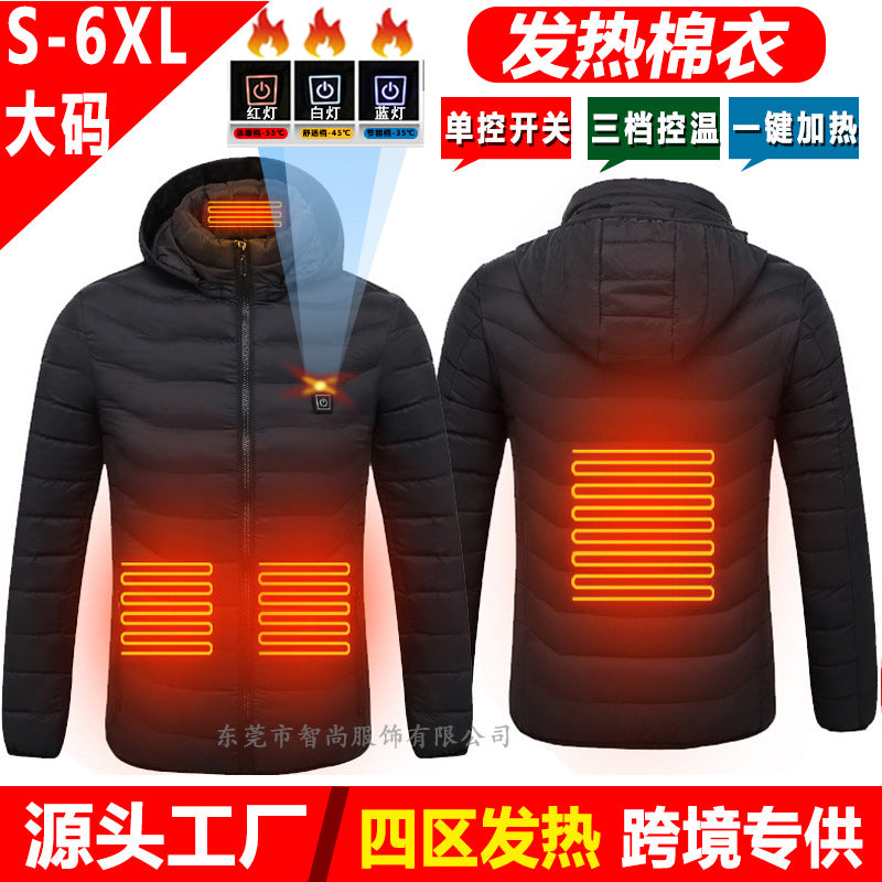 Smart Heated USB Jacket with Graphene for Winter