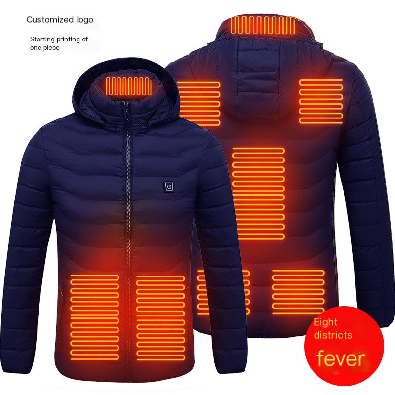 Smart Heated USB Jacket with Graphene for Winter