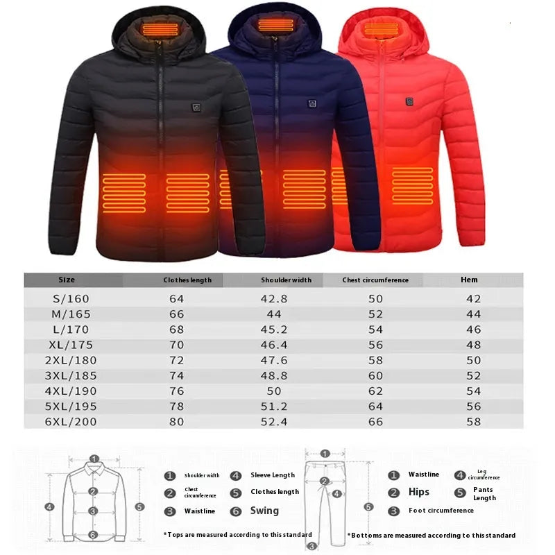Men's District 21 Smart Heated Cotton-Padded Jacket